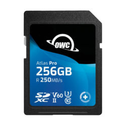 Scheda di memoria SDXC UHS-II V60 OWC Atlas Pro 256 GB - R250MB/s W130MB/s