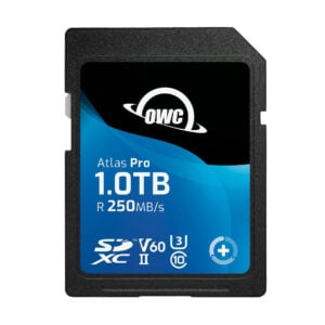 Scheda di memoria SDXC UHS-II V60 OWC Atlas Pro 1.0 TB - R250 MB/s W130MB/s