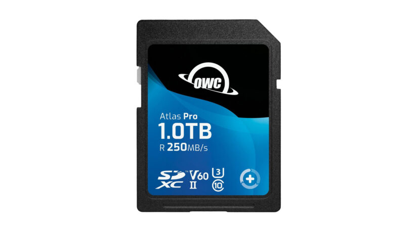 Scheda di memoria SDXC UHS-II V60 OWC Atlas Pro 1.0 TB - R250 MB/s W130MB/s