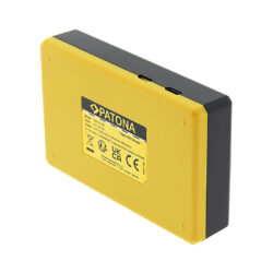 1040077_PATONA_Caricatore triplo Patona USB per Canon LP-E6 EOS 5D 60D 60Da 6D 7D EOS70D EOS-70D LP-E6 Mark II con USB-C
