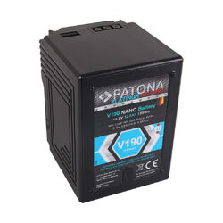 1048009_PATONA_Batteria Patona Platinum NANO V190 V-Mount 189Wh per Sony DSR 600P 650P 652P HDW 800P PDW 850 BP-150w RED ARRI