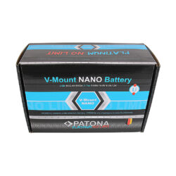 1048009_PATONA_Batteria Patona Platinum NANO V190 V-Mount 189Wh per Sony DSR 600P 650P 652P HDW 800P PDW 850 BP-150w RED ARRI