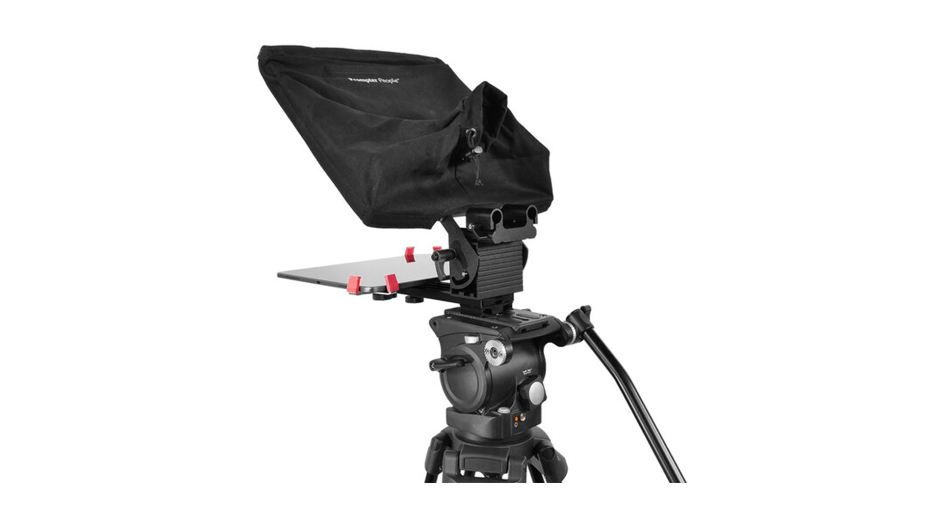 Teleprompter Prompter People PAL-PRO-TAB-15MM Prompter Pal Pro de 10" con soporte para iPad/tableta y kit de montaje en carril de 15 mm