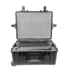 Prompter People PRO-SP17P2HBKIT-CARB StagePro 17" 1000 NIT Teleprompter Presidential ad alta luminosità con asta in fibra di carbonio - set da 2 con 2 custodie