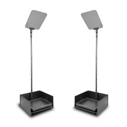 Prompter People PRO-SP17PHB-CARB StagePro 17" 1000 NIT Teleprompter Presidential ad alta luminosità con asta in fibra di carbonio - set da 2