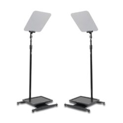 Set da 2 Teleprompter da conferenza StagePro 17" Presidential Pair a configurazione rapida