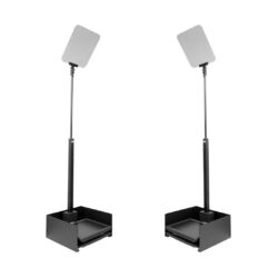 Prompter People PRO-SP19PHB-AUTO ProLine StagePro 19" Teleprompter Presidential ad alta luminosità AutoStepper (coppia)
