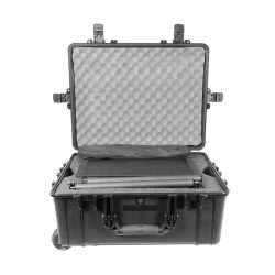 Prompter People PRO-SP24HBS-CARB_KIT StagePro 24 Teleprompter Presidential ad alta luminosità singolo Kit con custodia 05