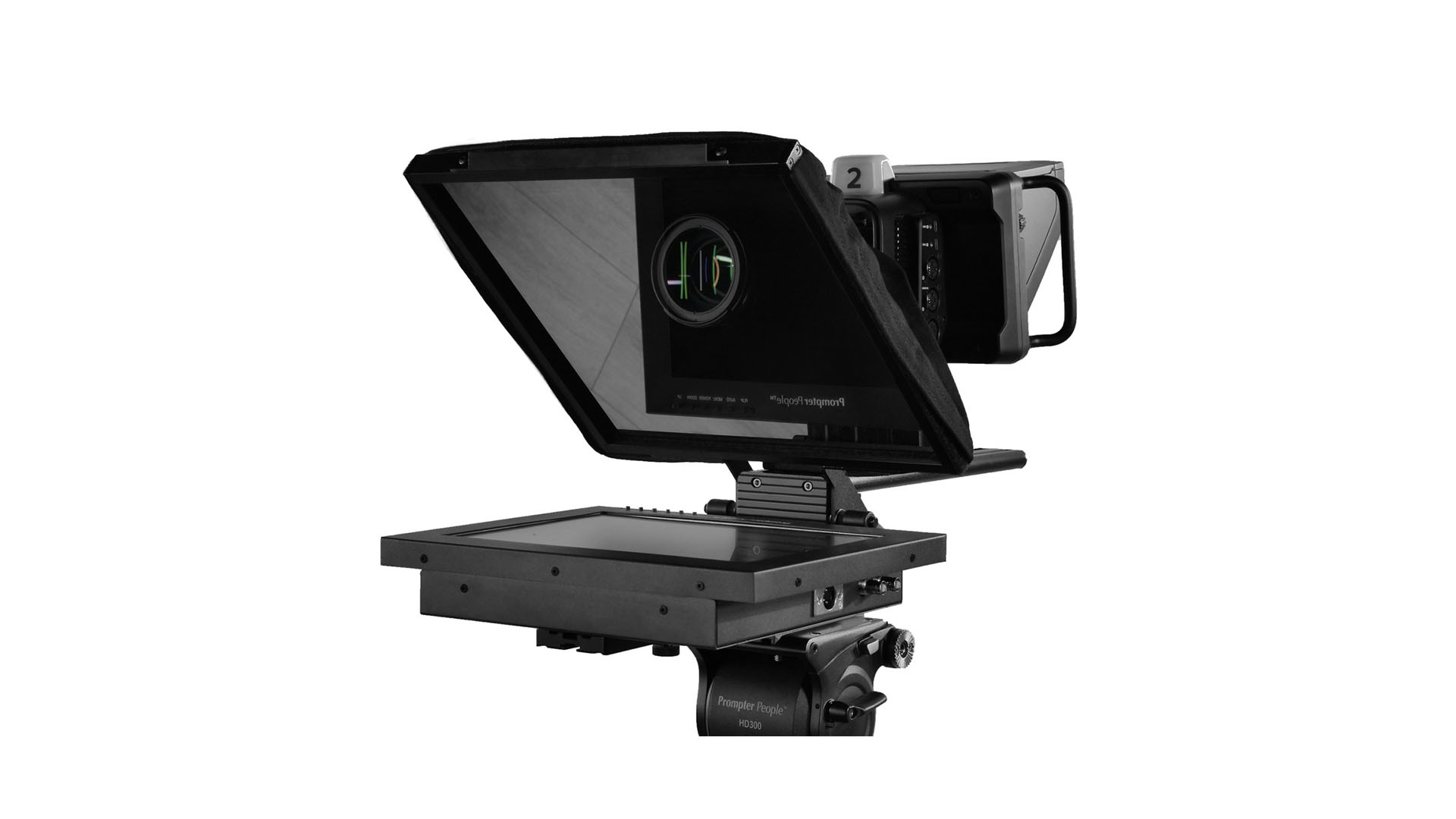 Prompter People PAL-PRO-12HB-15MM Teleprompter Pal Pro 12 con monitor de 1000 nits y montaje en carril de 15 mm