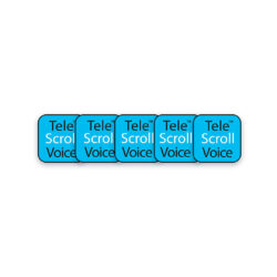 Prompter People SW-TSCROLL-CORP5-VR TeleScroll Licenza Software Aziendale 5 utenti Live-Streaming con Voice Scrolling