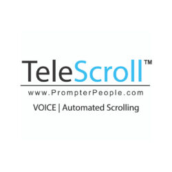 Prompter People SW-TSCROLL-REM-PRO-VR TeleScroll Licenza Software con USB, Download e Shuttle cue Pro Live-Streaming con Voice Scrolling