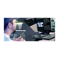 Prompter People SW-TSCROLL-REM-PRO-VR TeleScroll Licenza Software con USB, Download e Shuttle cue Pro Live-Streaming con Voice Scrolling