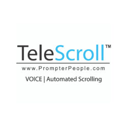 Prompter People SW-TSCROLL-REM-VR TeleScroll Licenza Software con USB, Download e Shuttle cue light Live-Streaming con Voice Scrolling