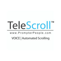 Prompter People SW-TSCROLL-USB-VR TeleScroll Licenza Software USB e Download Live-Streaming con Voice Scrolling