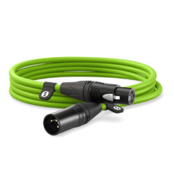 XLR3M-G_RODE_Cavo Rode XLR 3-pin per microfono 3m verde