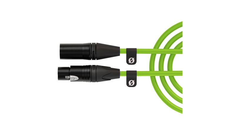 XLR3M-G_RODE_Cavo Rode XLR 3-pin per microfono 3m verde