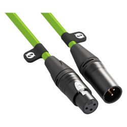 XLR3M-G_RODE_Cavo Rode XLR 3-pin per microfono 3m verde