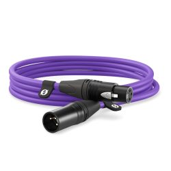 XLR3M-PU_RODE_Cavo Rode XLR 3-pin per microfono 3m viola