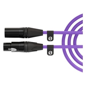 XLR3M-PU_RODE_Cavo Rode XLR 3-pin per microfono 3m viola