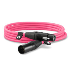 XLR3M-P_RODE_Cavo Rode XLR 3-pin per microfono 3m rosa