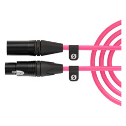 XLR3M-P_RODE_Cavo Rode XLR 3-pin per microfono 3m rosa