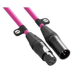 XLR3M-P_RODE_Cavo Rode XLR 3-pin per microfono 3m rosa