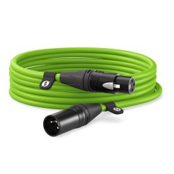 XLR6M-G_RODE_Cavo Rode XLR 3-pin per microfono 6m verde