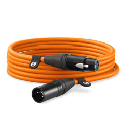 XLR6M-O_RODE_Cavo Rode XLR 3-pin per microfono 6m arancio