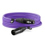 XLR6M-PU_RODE_Cavo Rode XLR 3-pin per microfono 6m viola