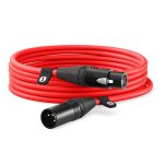 XLR6M-R_RODE_Cavo Rode XLR 3-pin per microfono 6m rosso