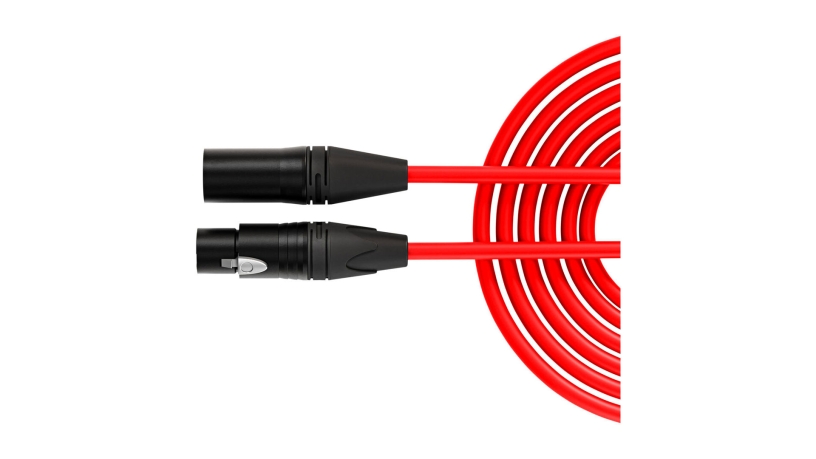 XLR6M-R_RODE_Cavo Rode XLR 3-pin per microfono 6m rosso