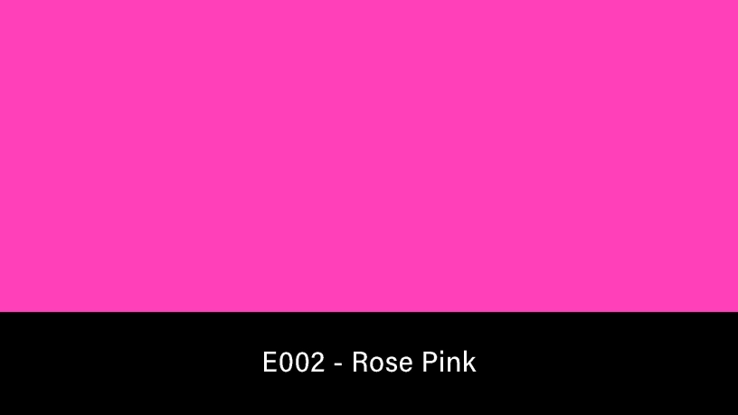 E002_Rosco_E-Colour+ 002 Rose Pink