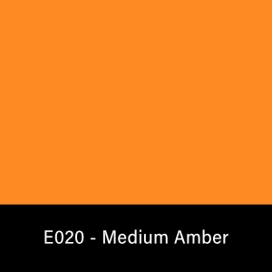 E020_Rosco_E-Colour+ 020 Medium Amber