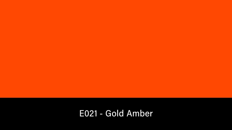E021_Rosco_E-Colour+ 021 Gold Amber