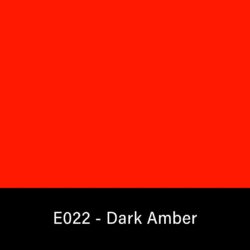 E022_Rosco_E-Colour+ 022 Dark Amber