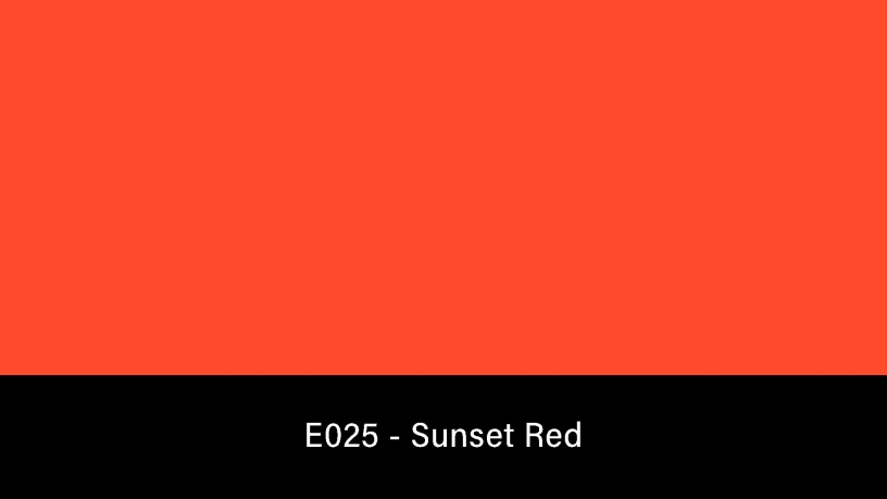 E025_Rosco_E-Colour+ 025 Sunset Red