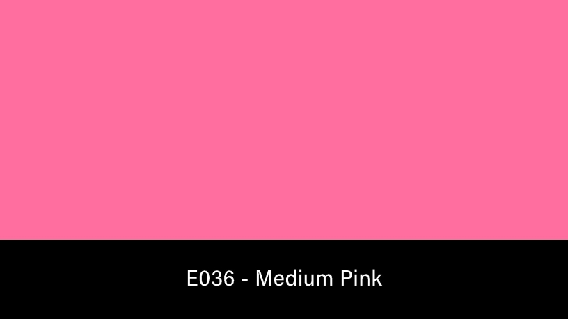 E036_Rosco_E-Colour+ 036 Medium Pink