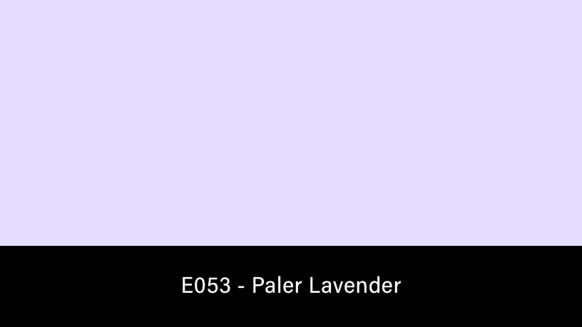 E053_Rosco_E-Colour+ 053 Paler Lavender