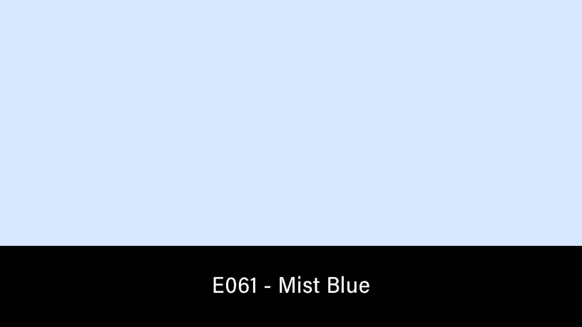 E061_Rosco_E-Colour+ 061 Mist Blue
