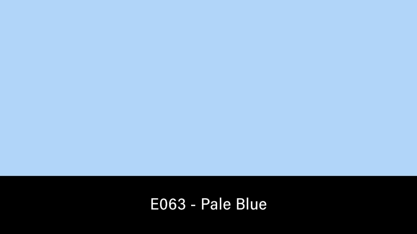 E063_Rosco_E-Colour+ 063 Pale Blue