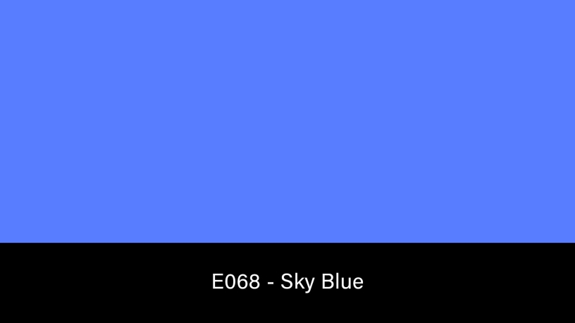 E068_ROSCO_E-Colour+ 068 Sky Blue