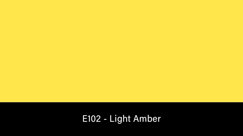 E102_Rosco_E-Colour+ 102 Light Amber