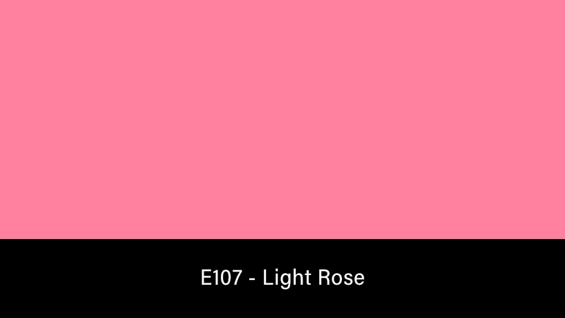 E107_Rosco_E-Colour+ 107 Light Rose