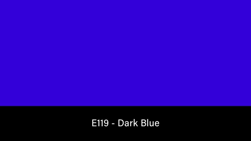E119_Rosco_E-Colour+ 119 Dark Blue