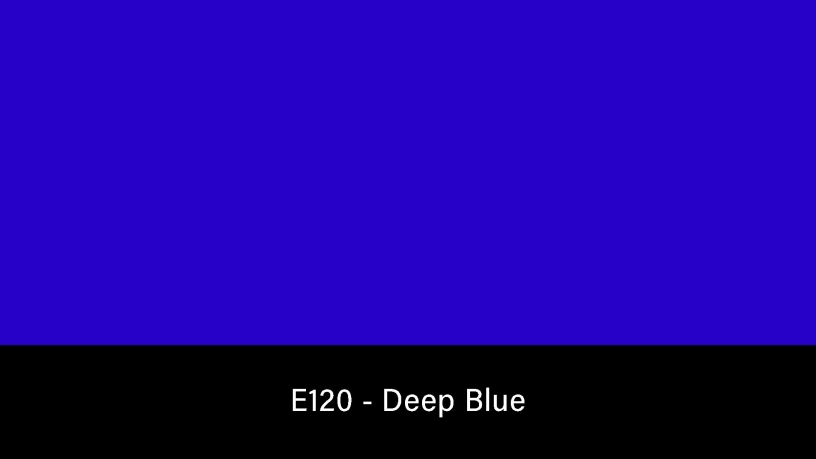 E120_Rosco_E-Colour+ 120 Deep Blue
