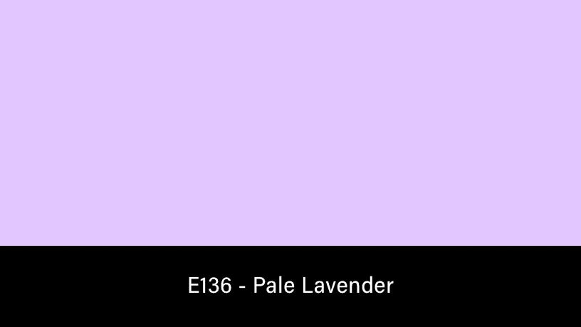 E136_Rosco_E-Colour+ 136 Pale Lavender