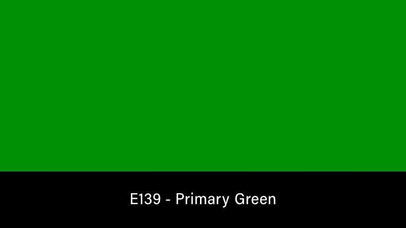 E139_Rosco_E-Colour+ 139 Primary Green