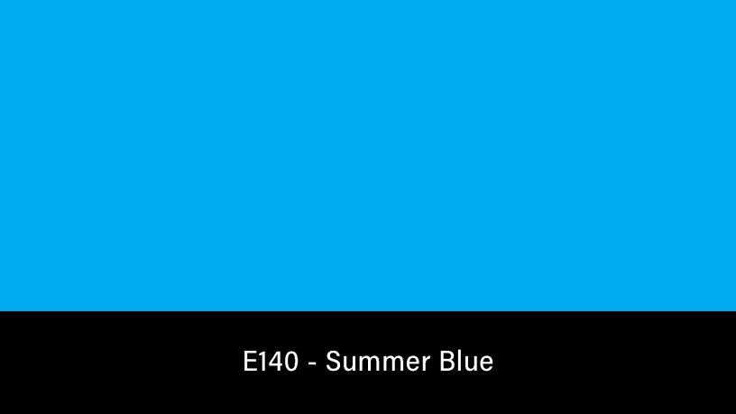 E140_Rosco_E-Colour+ 140 Summer Blue