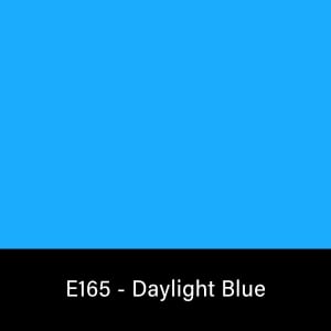 E165_Rosco_E-Colour+ 165 Daylight Blue