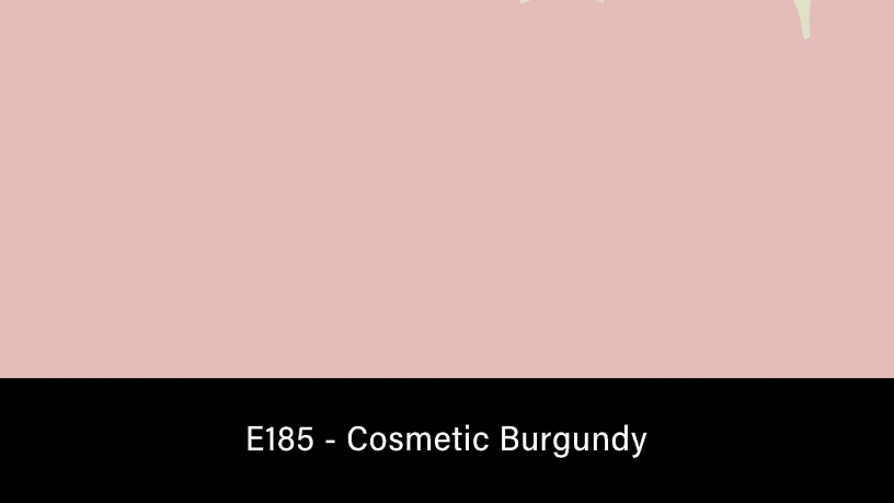 E185_Rosco_E-Colour+ 185 Cosmetic Burgundy